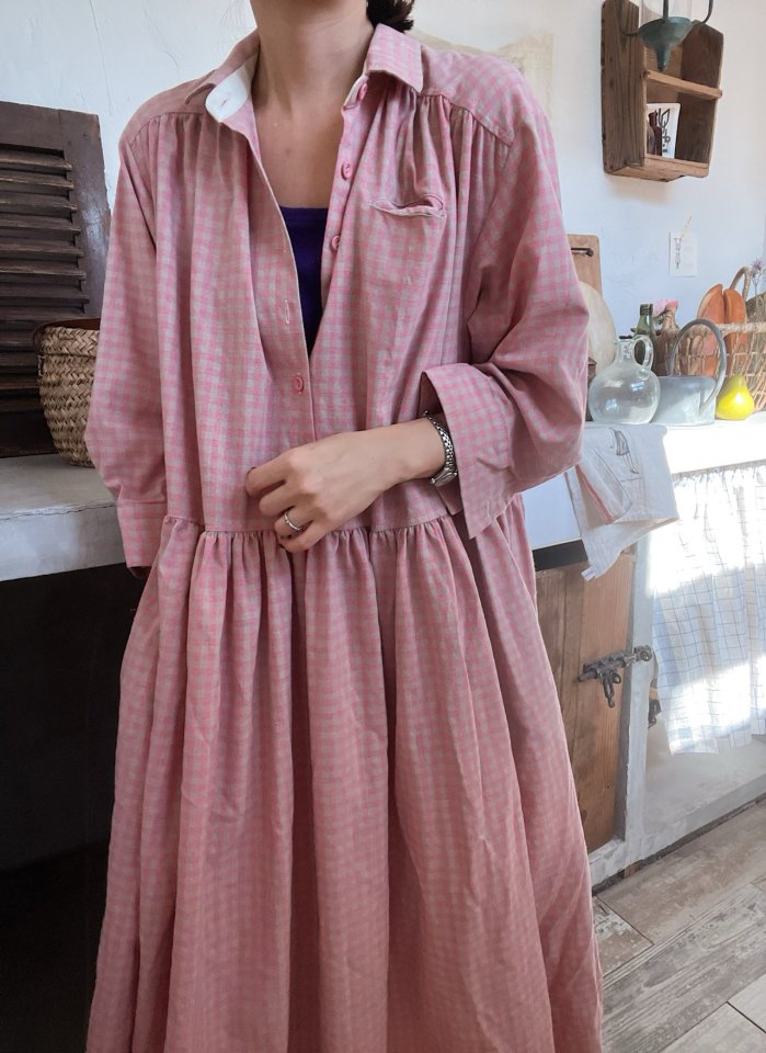 Lagrass - Korean Women Fashion - #momslook - A-Bang Check One-piece - 11