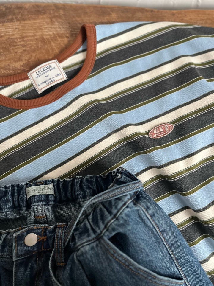 Lagrass - Korean Women Fashion - #momslook - Bera Stripe Tee - 7