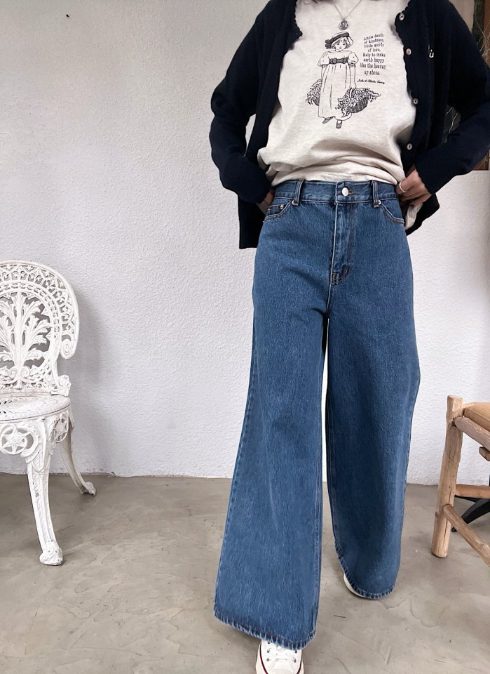Lagrass - Korean Women Fashion - #momslook - Bor Denim - 10