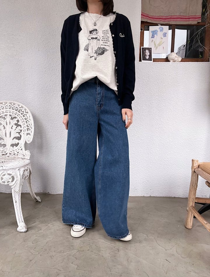 Lagrass - Korean Women Fashion - #momslook - Bor Denim - 12