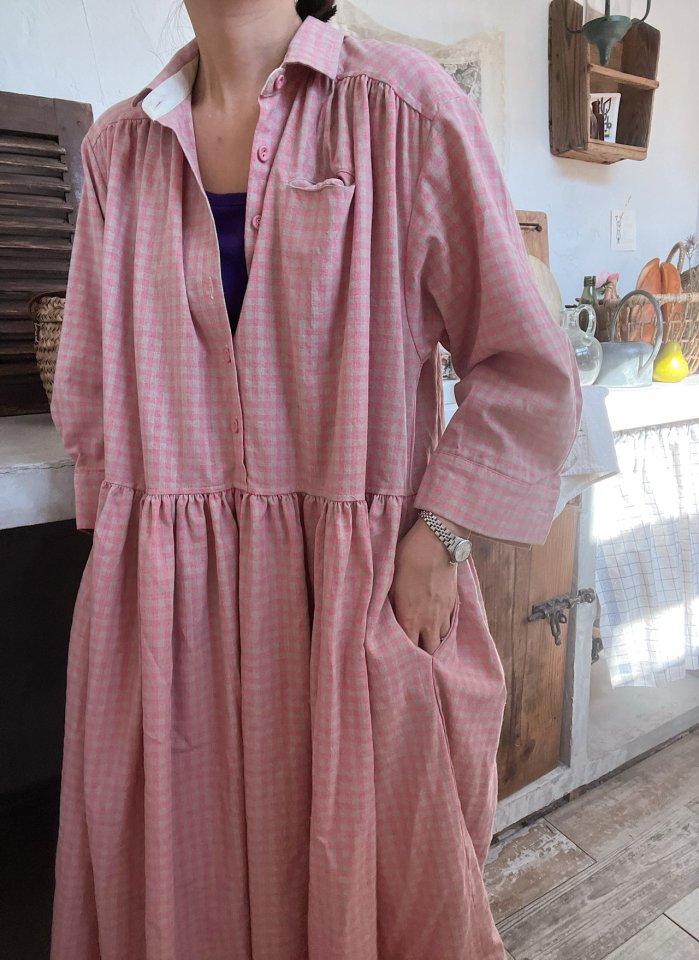 Lagrass - Korean Women Fashion - #womensfashion - A-Bang Check One-piece - 2