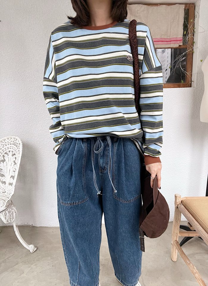 Lagrass - Korean Women Fashion - #womensfashion - Bera Stripe Tee - 6