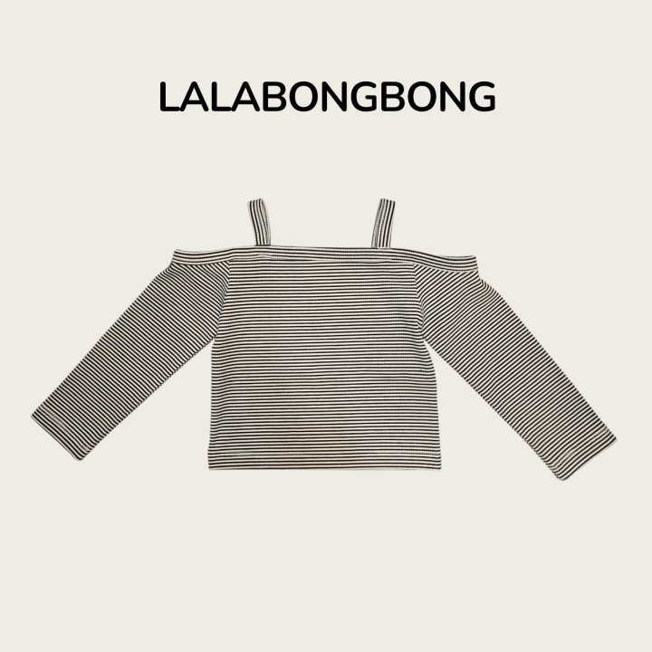 Lalabongbong - Korean Children Fashion - #Kfashion4kids - Off-Shoulder Tee
