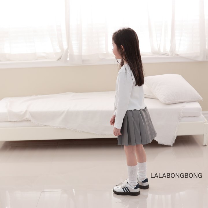 Lalabongbong - Korean Children Fashion - #Kfashion4kids - Diagonal Slit Tee - 11