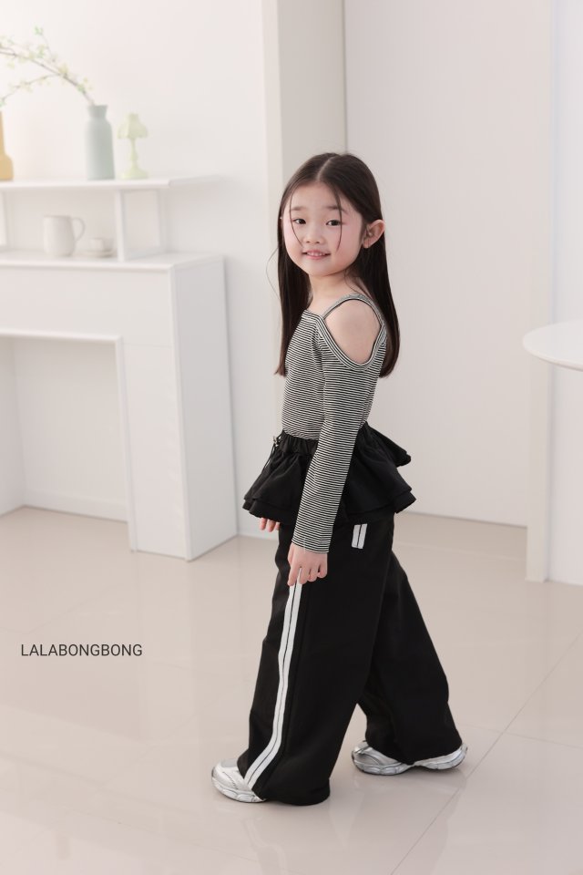 Lalabongbong - Korean Children Fashion - #Kfashion4kids - Frill String Pants - 12