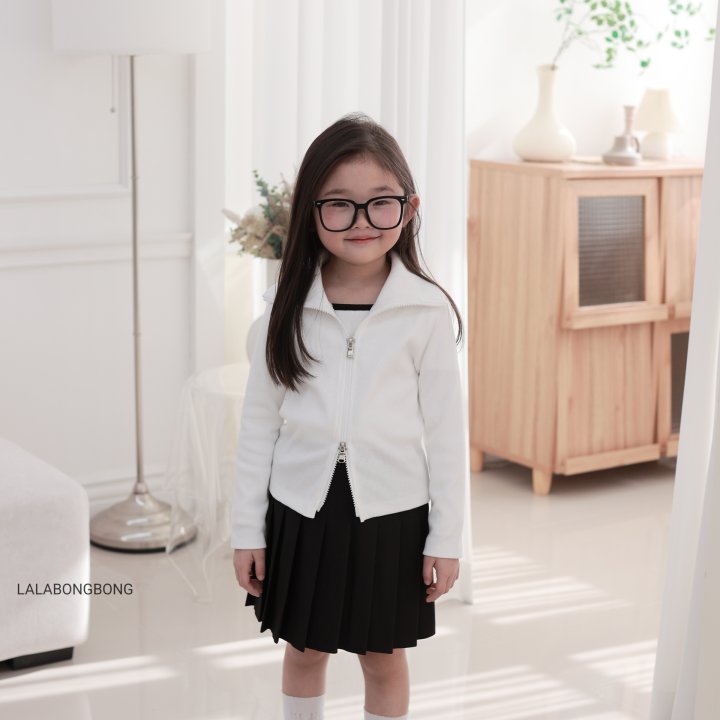 Lalabongbong - Korean Children Fashion - #Kfashion4kids - Two-Way Rib Zip-Up Cardigan - 10