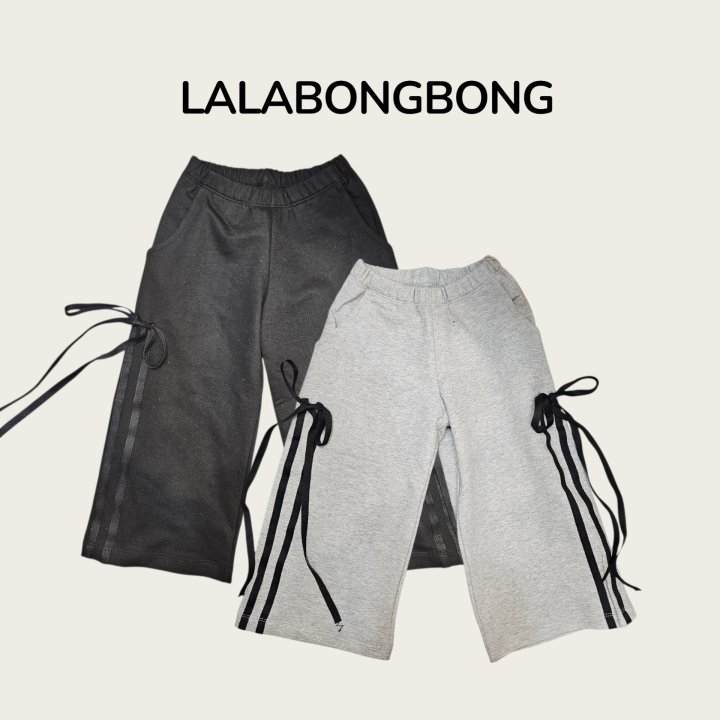 Lalabongbong - Korean Children Fashion - #childofig - Ribbon Wide Pants