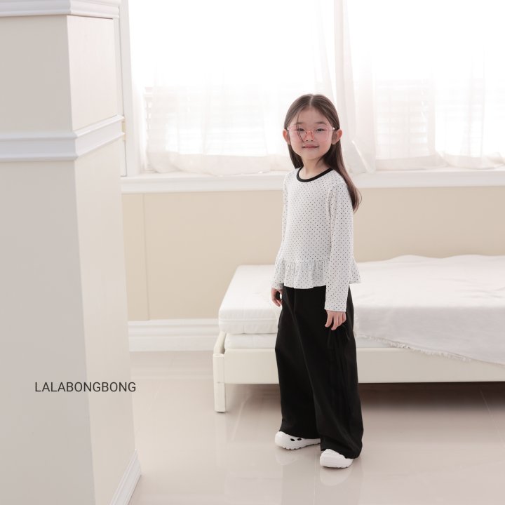 Lalabongbong - Korean Children Fashion - #childofig - Dot Frill Tee - 10