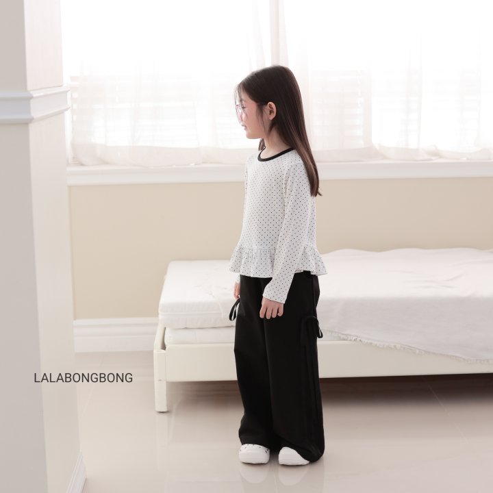 Lalabongbong - Korean Children Fashion - #childofig - Dot Frill Tee - 11