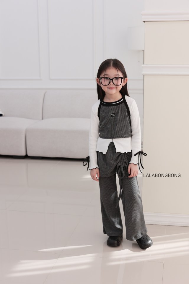 Lalabongbong - Korean Children Fashion - #childofig - String Wrap Pants - 2