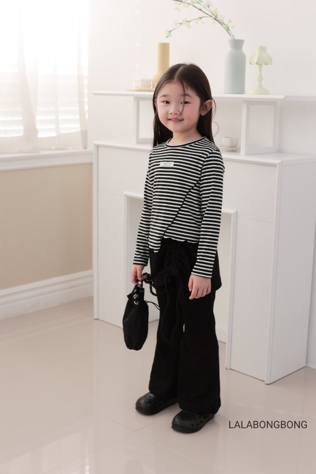 Lalabongbong - Korean Children Fashion - #childofig - Diagonal Slit Tee - 4