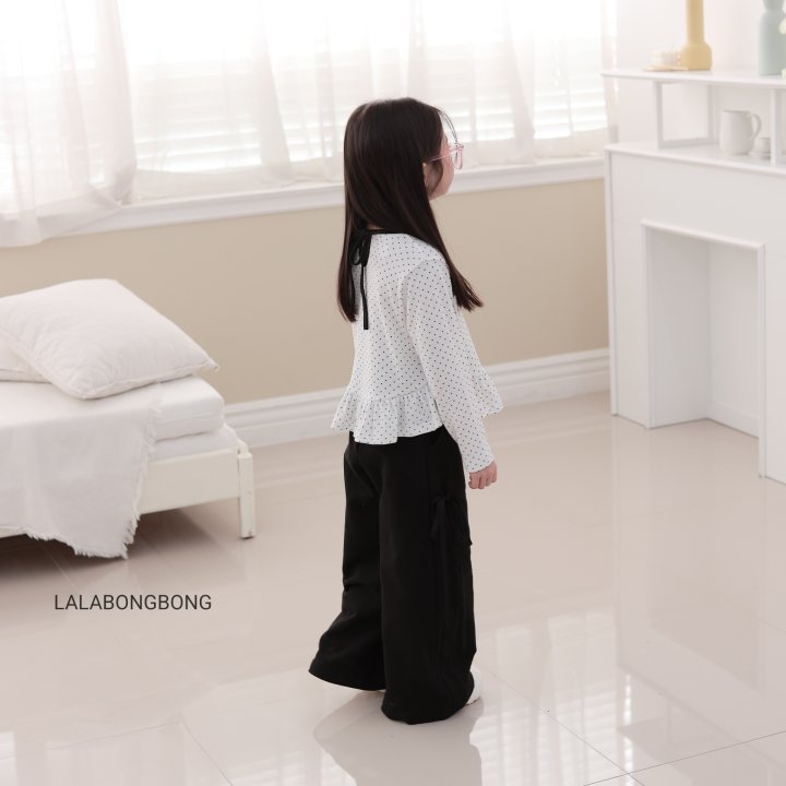 Lalabongbong - Korean Children Fashion - #childrensboutique - Dot Frill Tee - 12