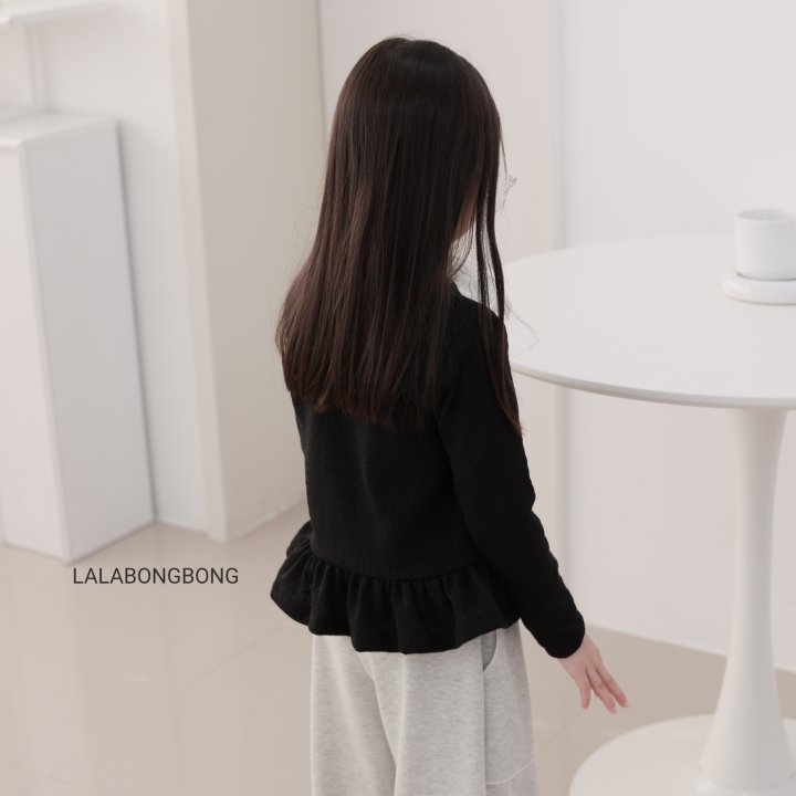 Lalabongbong - Korean Children Fashion - #childrensboutique - Jacquard Frill Cardigan - 12