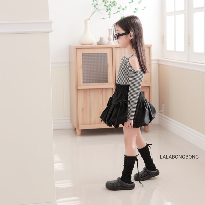 Lalabongbong - Korean Children Fashion - #designkidswear - Off-Shoulder Tee - 11