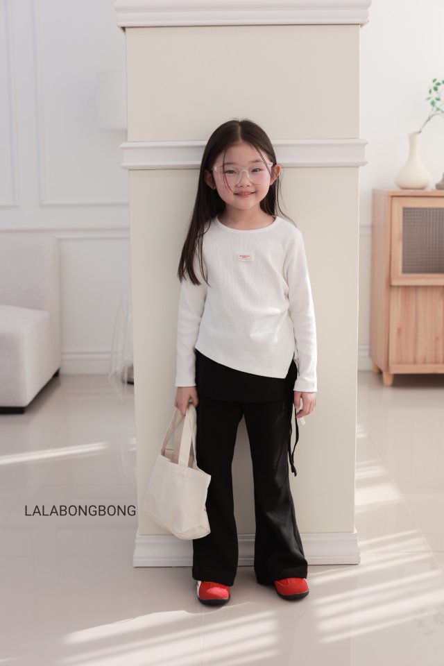Lalabongbong - Korean Children Fashion - #designkidswear - Side String Tee - 7
