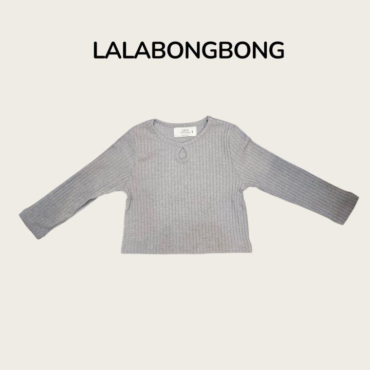 Lalabongbong - Korean Children Fashion - #designkidswear - Point Rib Tee - 2