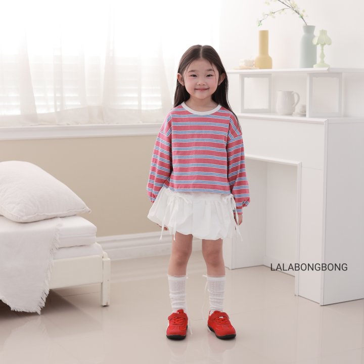 Lalabongbong - Korean Children Fashion - #discoveringself - Stripe Tee - 9