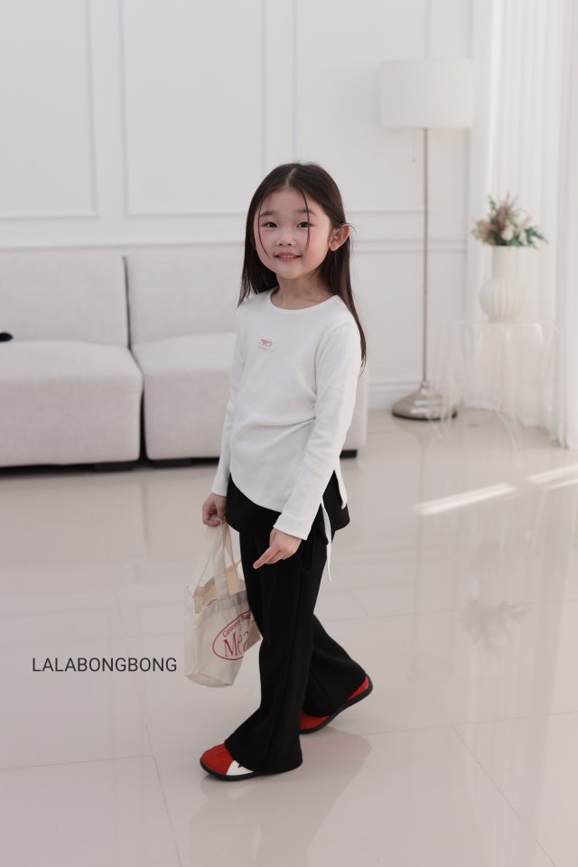 Lalabongbong - Korean Children Fashion - #discoveringself - Side String Tee - 8