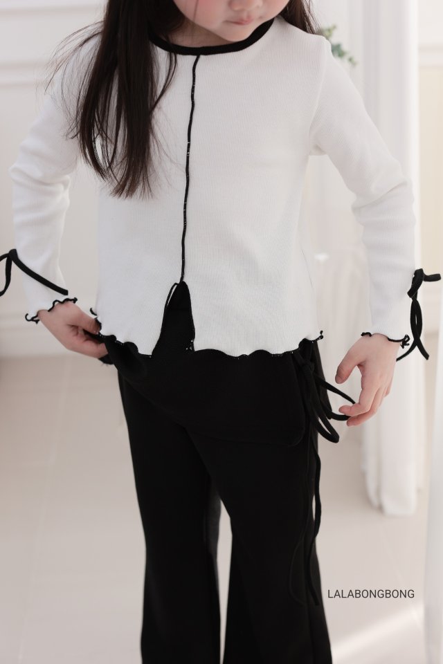Lalabongbong - Korean Children Fashion - #discoveringself - Side Wrap Pants - 7