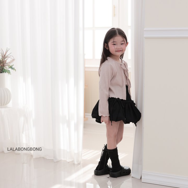 Lalabongbong - Korean Children Fashion - #designkidswear - Point Rib Cardigan - 4