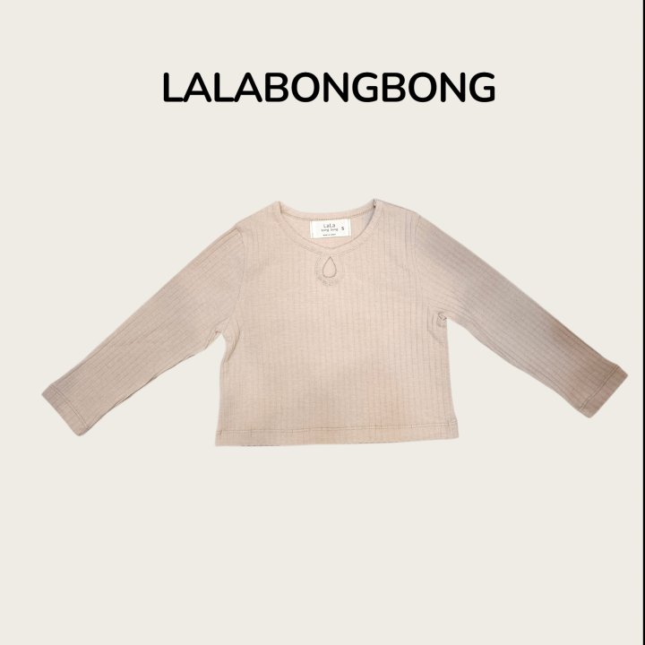 Lalabongbong - Korean Children Fashion - #discoveringself - Point Rib Tee - 3