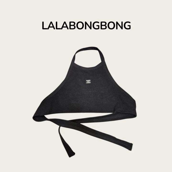 Lalabongbong - Korean Children Fashion - #discoveringself - Patch Halter Tee - 2