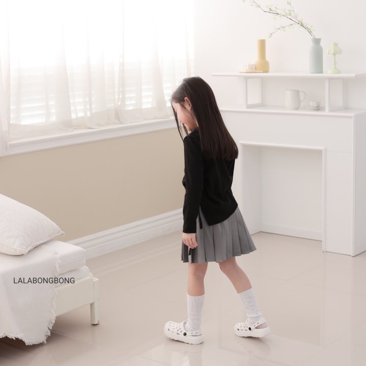 Lalabongbong - Korean Children Fashion - #fashionkids - Side String Tee - 9