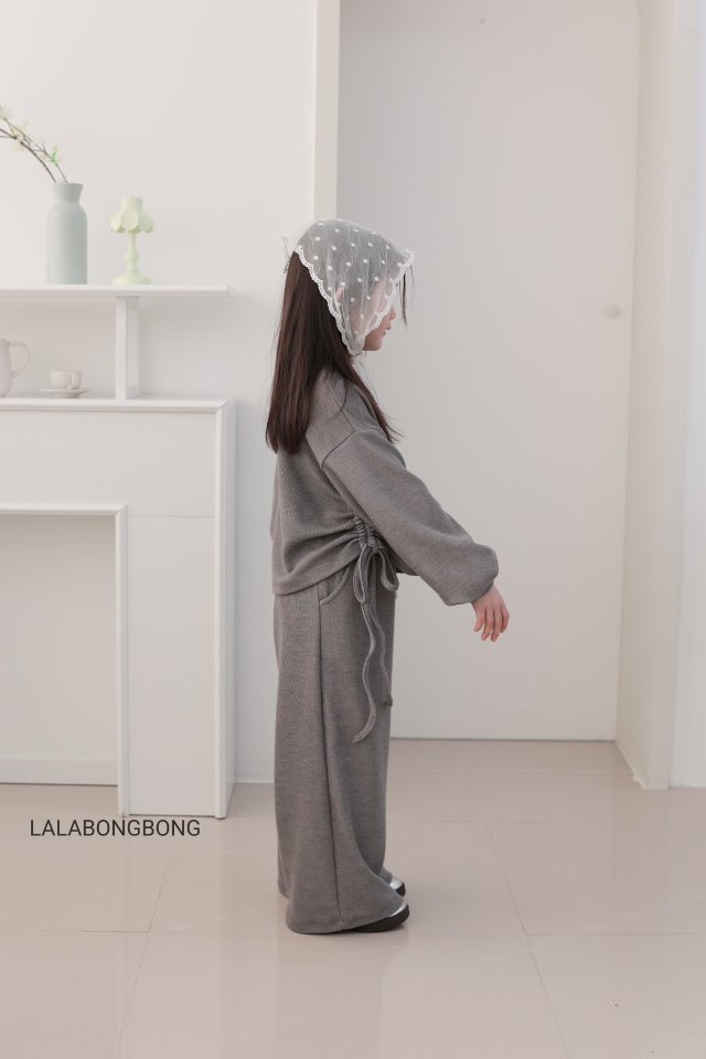 Lalabongbong - Korean Children Fashion - #fashionkids - Lara Wide Pants - 3