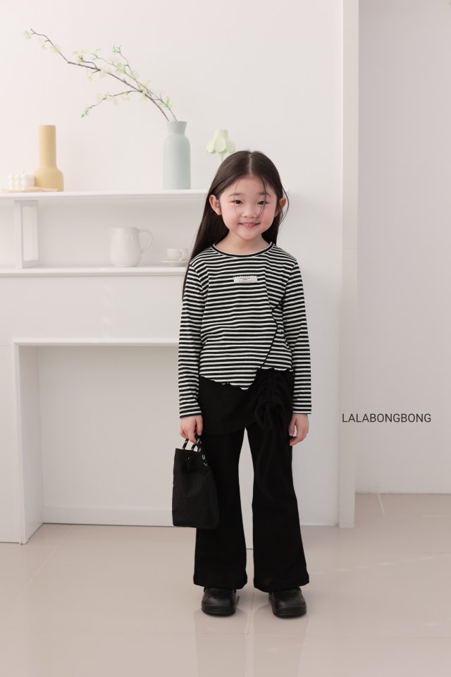 Lalabongbong - Korean Children Fashion - #fashionkids - String Wrap Pants - 7