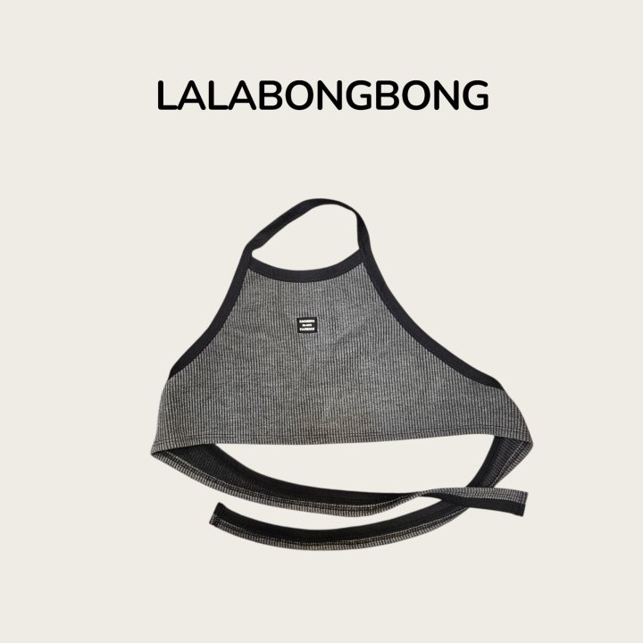 Lalabongbong - Korean Children Fashion - #fashionkids - Patch Halter Tee - 3