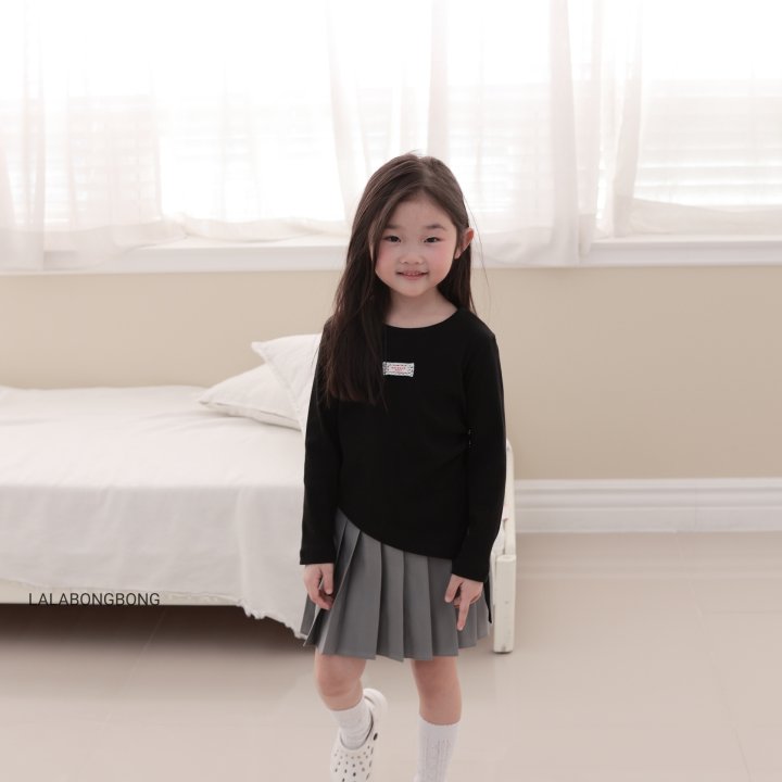 Lalabongbong - Korean Children Fashion - #kidsshorts - Side String Tee - 10