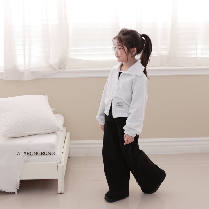 Lalabongbong - Korean Children Fashion - #kidsshorts - Ribbon Wide Pants - 6