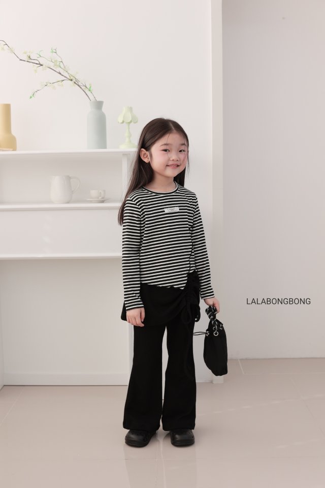 Lalabongbong - Korean Children Fashion - #kidsshorts - String Wrap Pants - 8