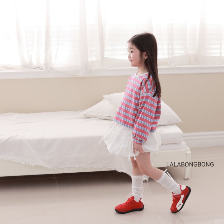 Lalabongbong - Korean Children Fashion - #kidsstore - Stripe Tee - 12