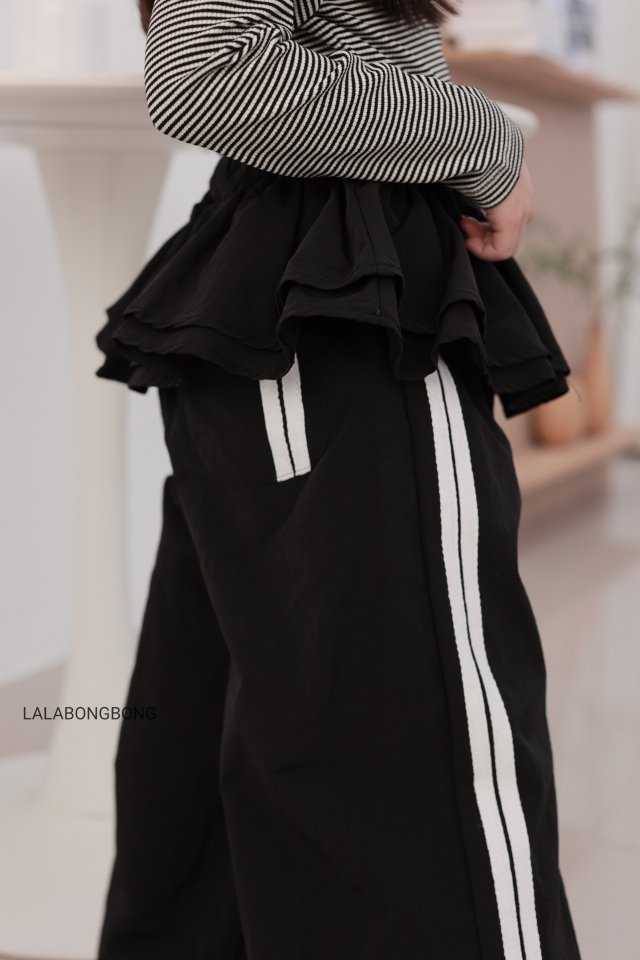 Lalabongbong - Korean Children Fashion - #kidsstore - Frill String Pants - 10