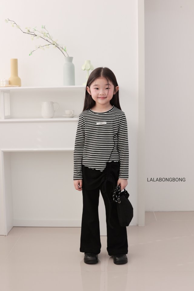 Lalabongbong - Korean Children Fashion - #kidsstore - String Wrap Pants - 9