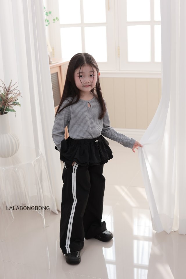 Lalabongbong - Korean Children Fashion - #kidsstore - Point Rib Tee - 6