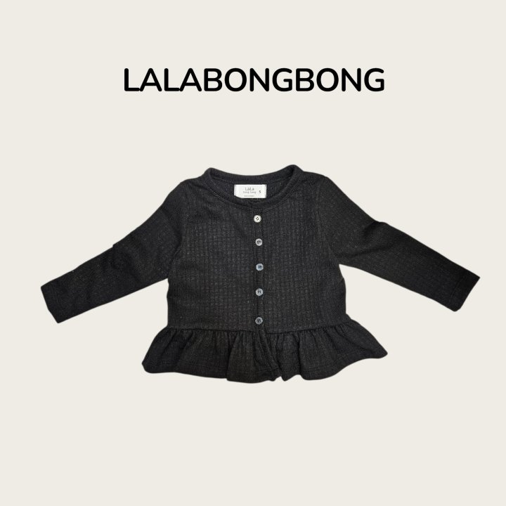 Lalabongbong - Korean Children Fashion - #kidzfashiontrend - Jacquard Frill Cardigan - 2