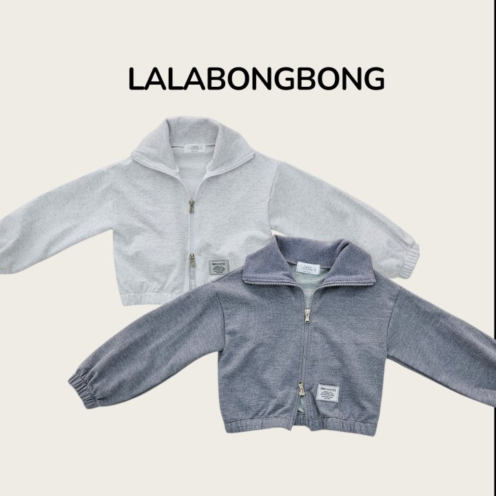 Lalabongbong - Korean Children Fashion - #littlefashionista - Two-Way Wide Zip-Up