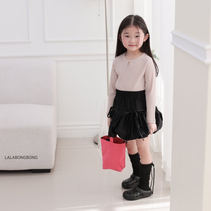 Lalabongbong - Korean Children Fashion - #littlefashionista - Point Rib Tee - 9