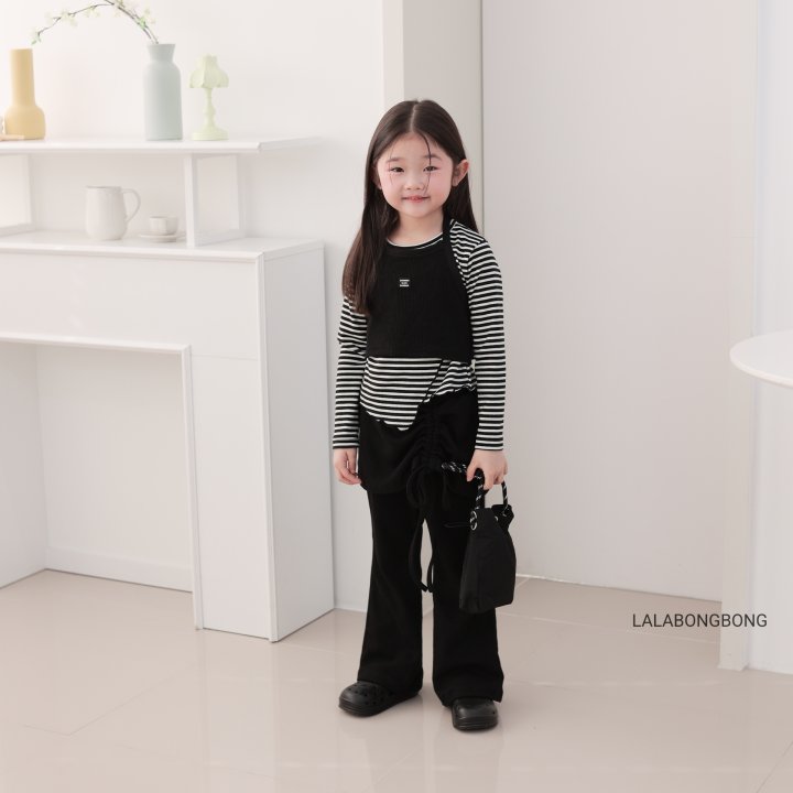 Lalabongbong - Korean Children Fashion - #littlefashionista - Patch Halter Tee - 8