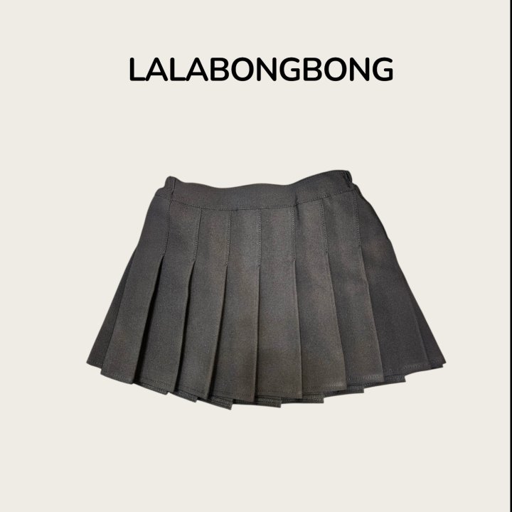 Lalabongbong - Korean Children Fashion - #littlefashionista - Pleated Skirt - 3