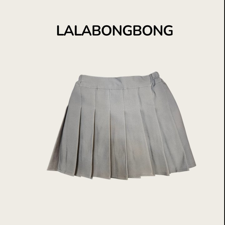 Lalabongbong - Korean Children Fashion - #littlefashionista - Pleated Skirt - 4
