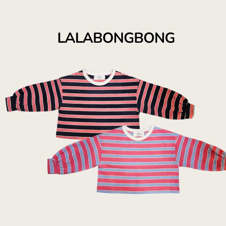 Lalabongbong - Korean Children Fashion - #minifashionista - Stripe Tee