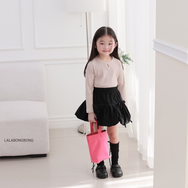Lalabongbong - Korean Children Fashion - #minifashionista - Point Rib Tee - 11