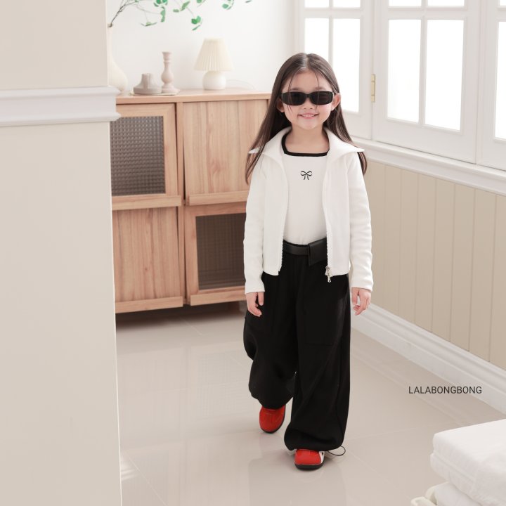 Lalabongbong - Korean Children Fashion - #minifashionista - Pocket Wide Pants - 8