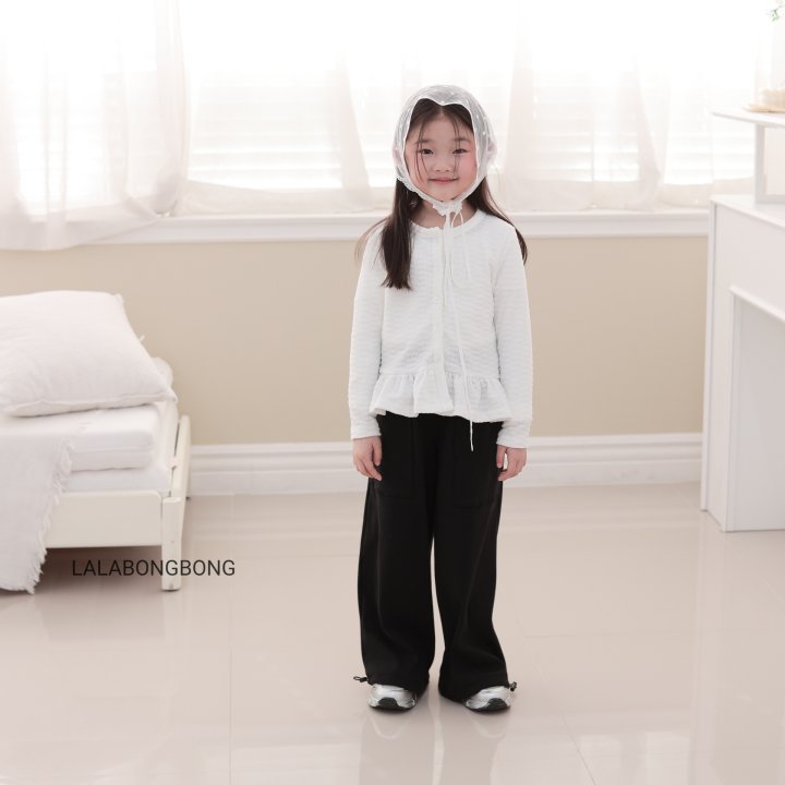 Lalabongbong - Korean Children Fashion - #minifashionista - Jacquard Frill Cardigan - 6