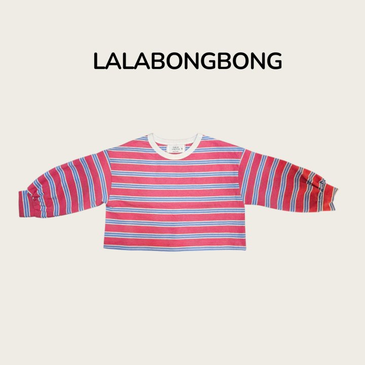 Lalabongbong - Korean Children Fashion - #prettylittlegirls - Stripe Tee - 2