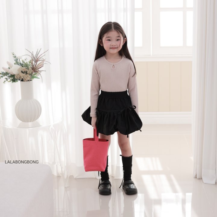 Lalabongbong - Korean Children Fashion - #prettylittlegirls - Point Rib Tee - 12