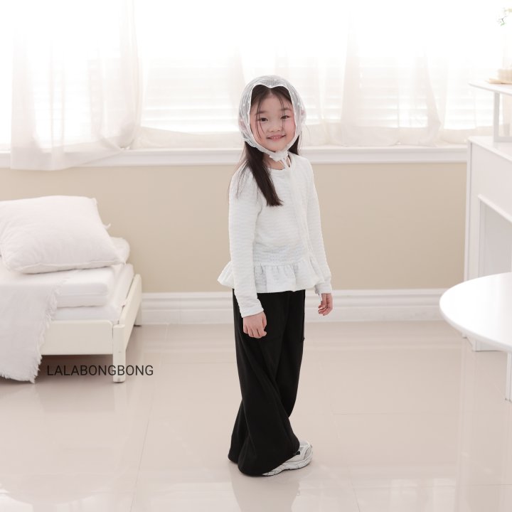 Lalabongbong - Korean Children Fashion - #prettylittlegirls - Jacquard Frill Cardigan - 7